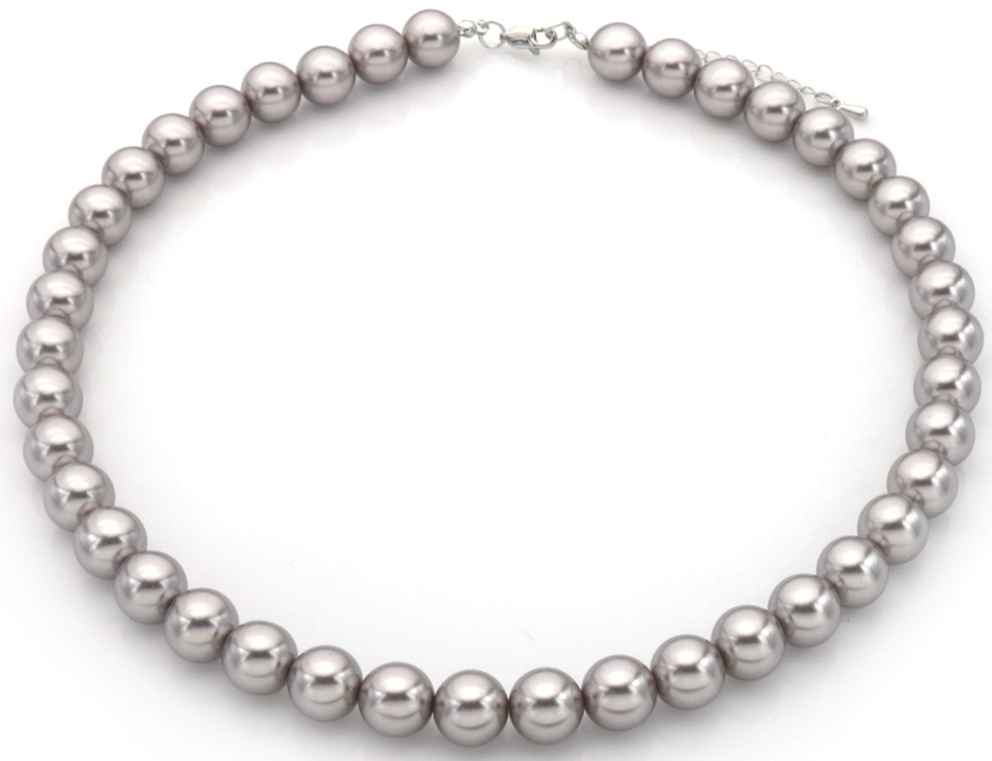 D-D24.2  N928-001-3 Necklace Glass Pearls 10mm