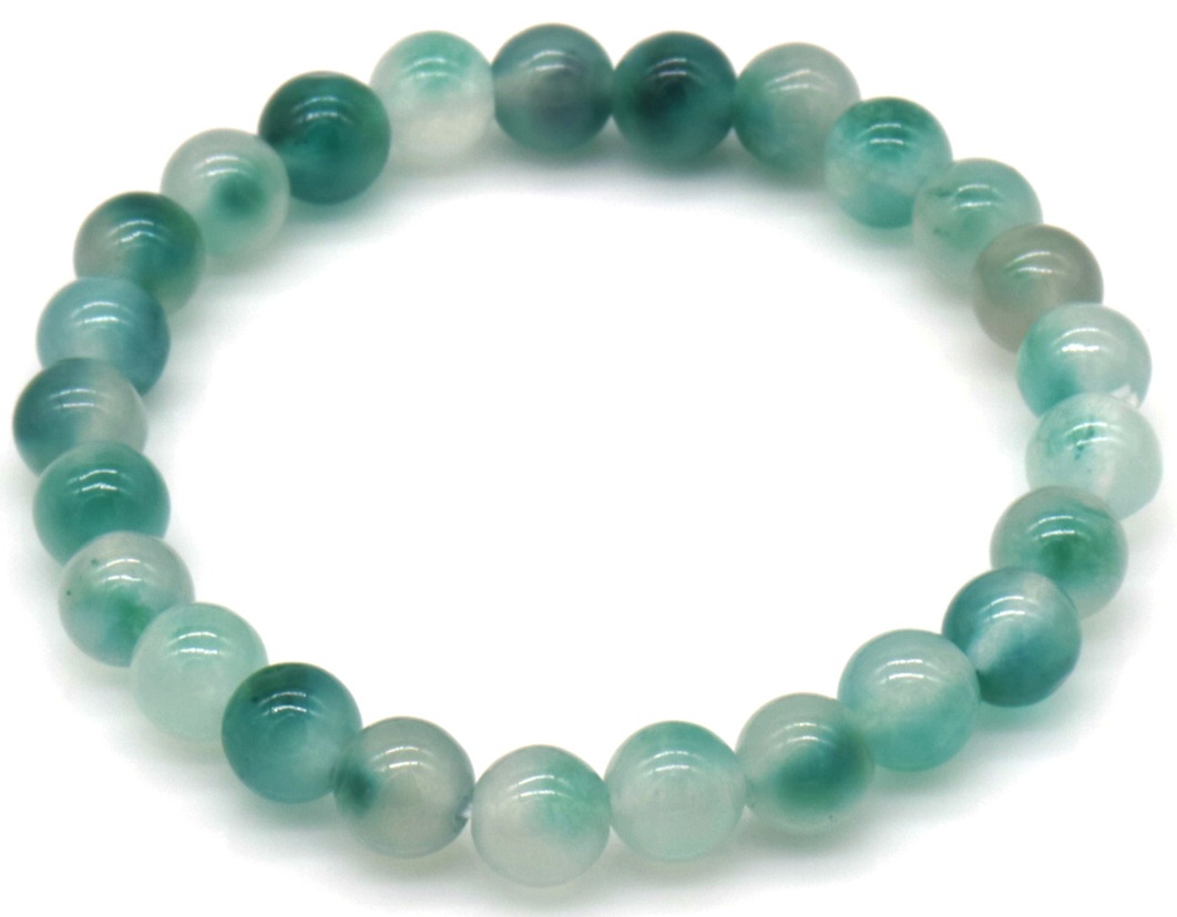 H-F9.3 B2574-001-5 Fashion Bracelet 8mm Stones Chalcedony