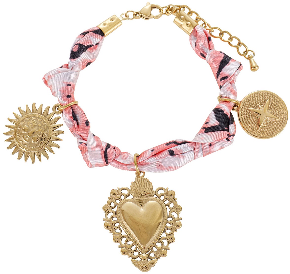 D-A24.1 B1160-019G S. Steel Bracelet Charms - 16-21cm