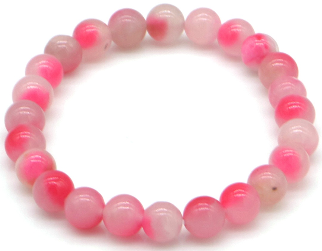 H-A9.3 B2574-001-3 Fashion Bracelet 8mm Stones Chalcedony