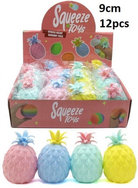 T-N8.1 T613-004 Squishy Pineapple 9cm - 12pcs