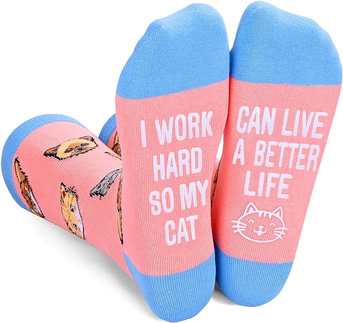 S-E8.4  SOCK2424-002  Pair of Socks Size 38-45 Cats