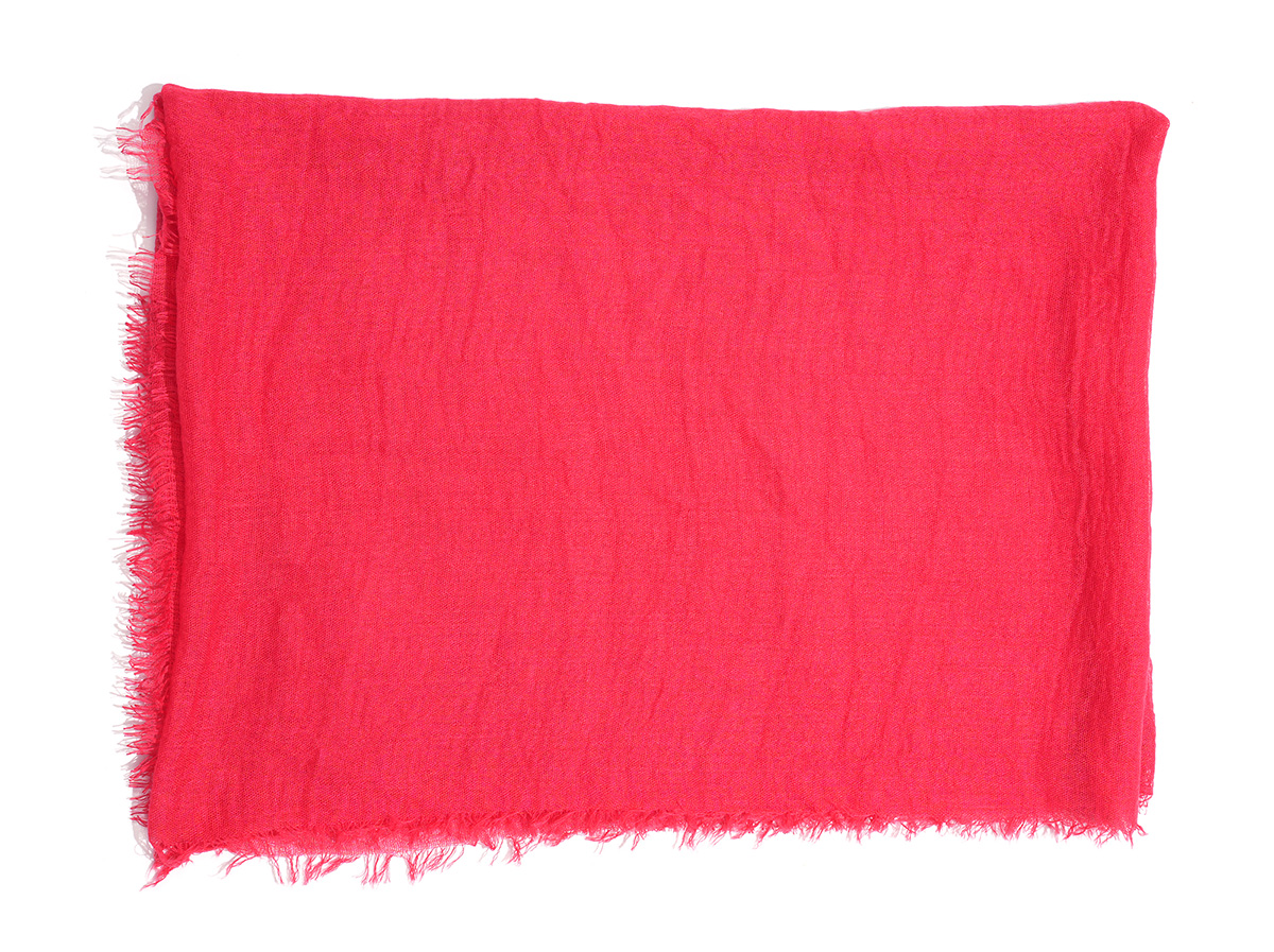 X-J6.1 SCARF2480-002-22 Summer Scarf 180x70cm Red