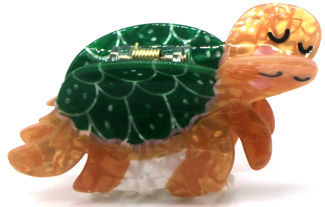 X-K6.1 H1038-005 Trendy Hair Claw Turtle 8.5cm