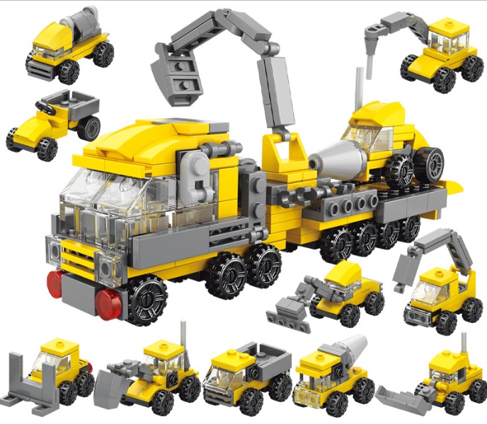 Y-E5.2 TOY9116 Building Blocks Sets 10 in 1 in display - 10pcs