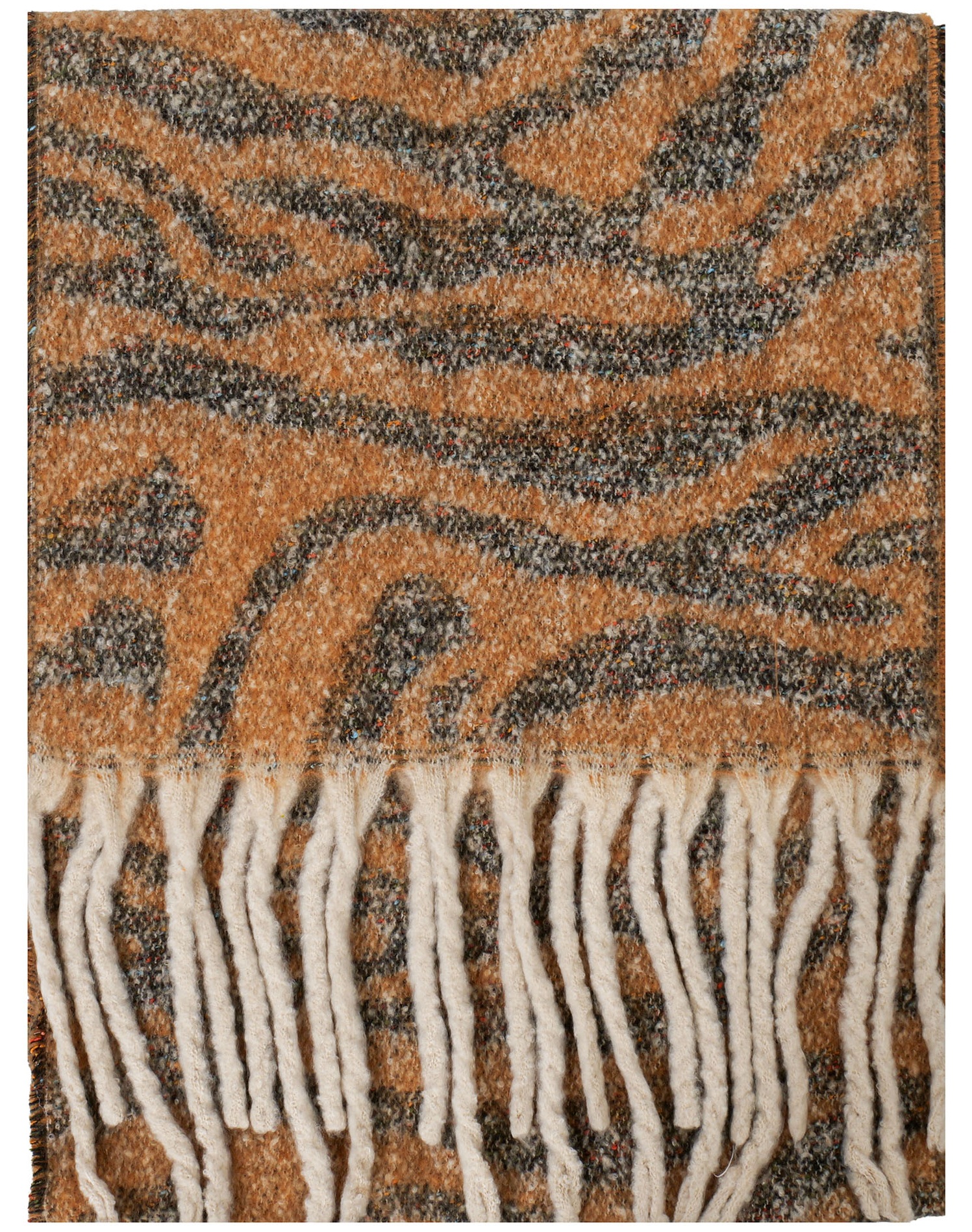Z-F1.1 SCARF1007-056-7 Winter Scarf Tiger 190x40cm