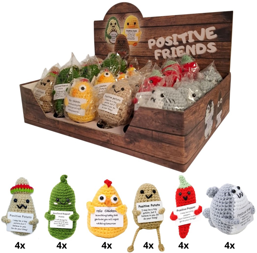 K-C6.2  Positive Friends in Display - 24pcs