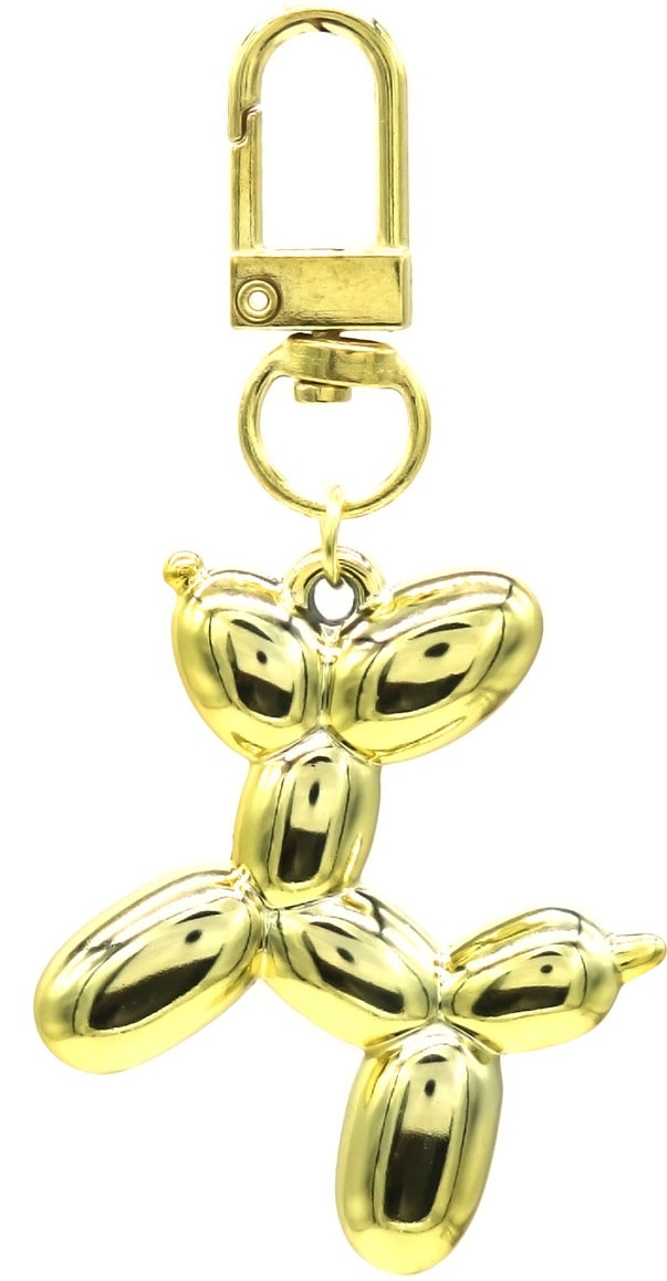 F-E24.1 KY2403-018-5 Keychain Dog 5cm Gold