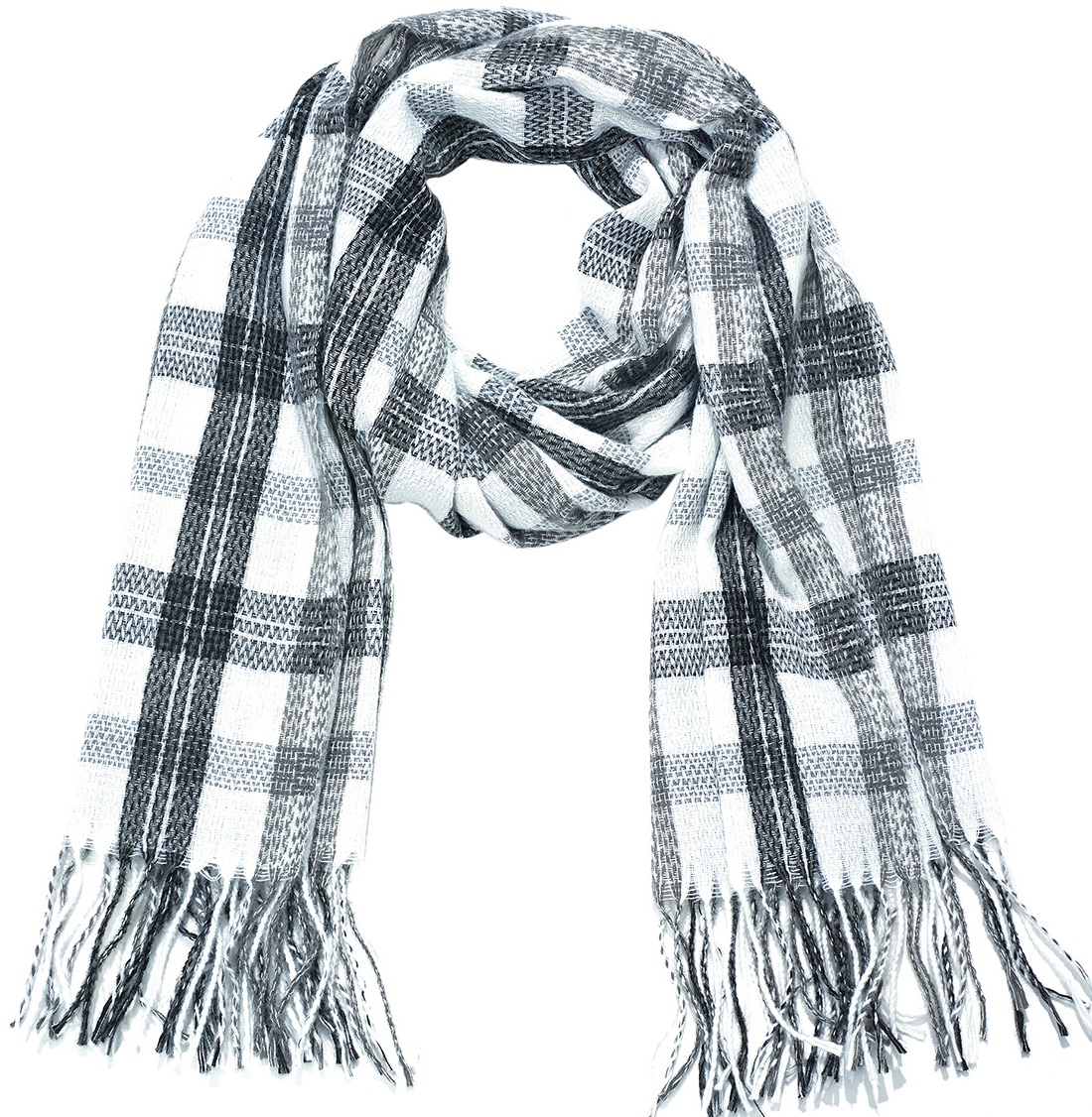 Z-B3.2 SCARF705-185-1 Scarf Soft Checkered 180x70cm