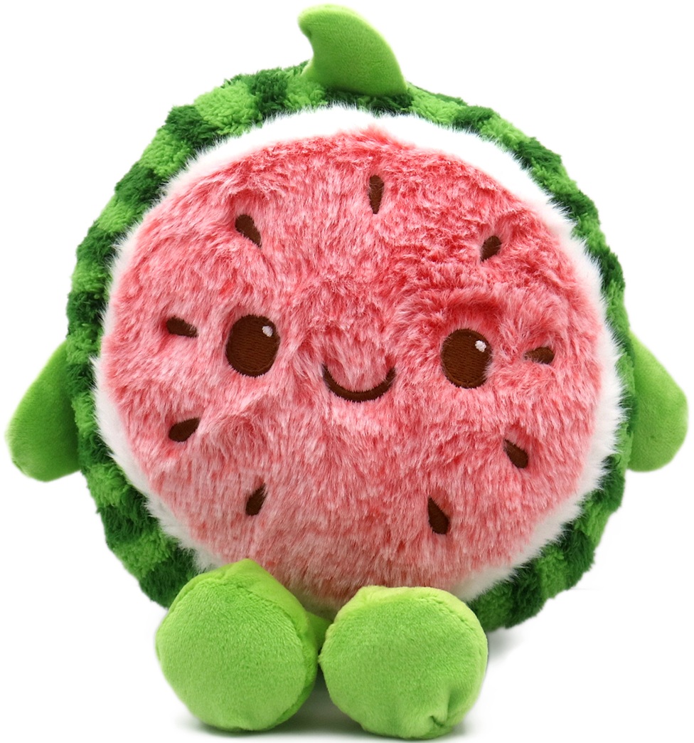 Z-B1.1 TOY1161-008 Plush Soft Watermelon 18cm - Mixed Colors