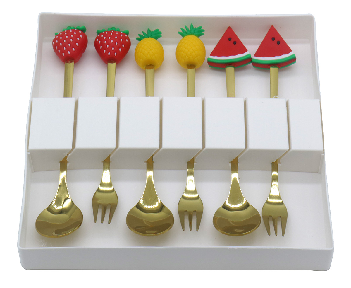 T-C6.2 DC1052-003 Gift Set Cutlery Fruit - 6pcs