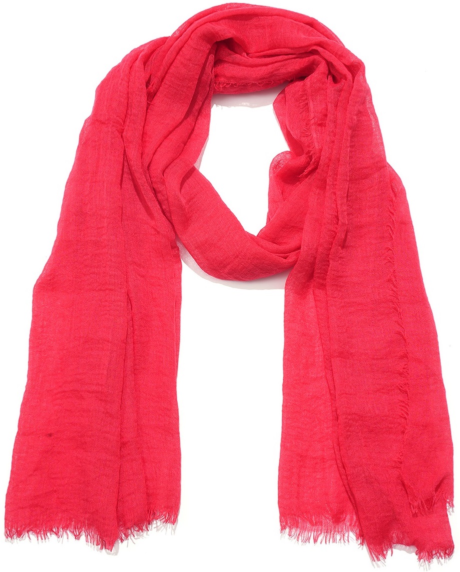 X-J6.1 SCARF2480-002-22 Summer Scarf 180x70cm Red