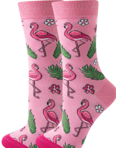 S-E1.3 SOCKS2607-080 Pair of Socks Size 38-45 Flamingo