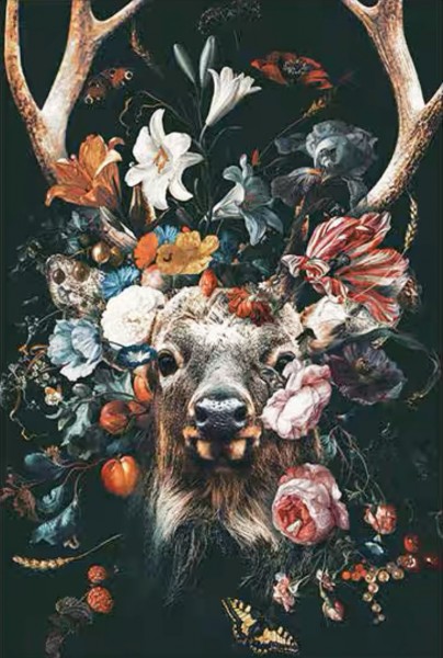 R-A7.2 CPD014  Diamond Painting Set Deer  50x40cm
