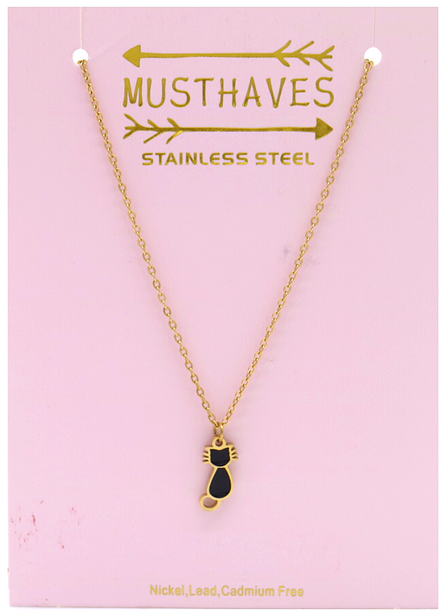 H-D18.2 N221-305G S. Steel Kids Necklace 15mm Cat 35-41cm H-D18.2 N221-305G S. Steel Kids Necklace 15mm Cat 35-41cm