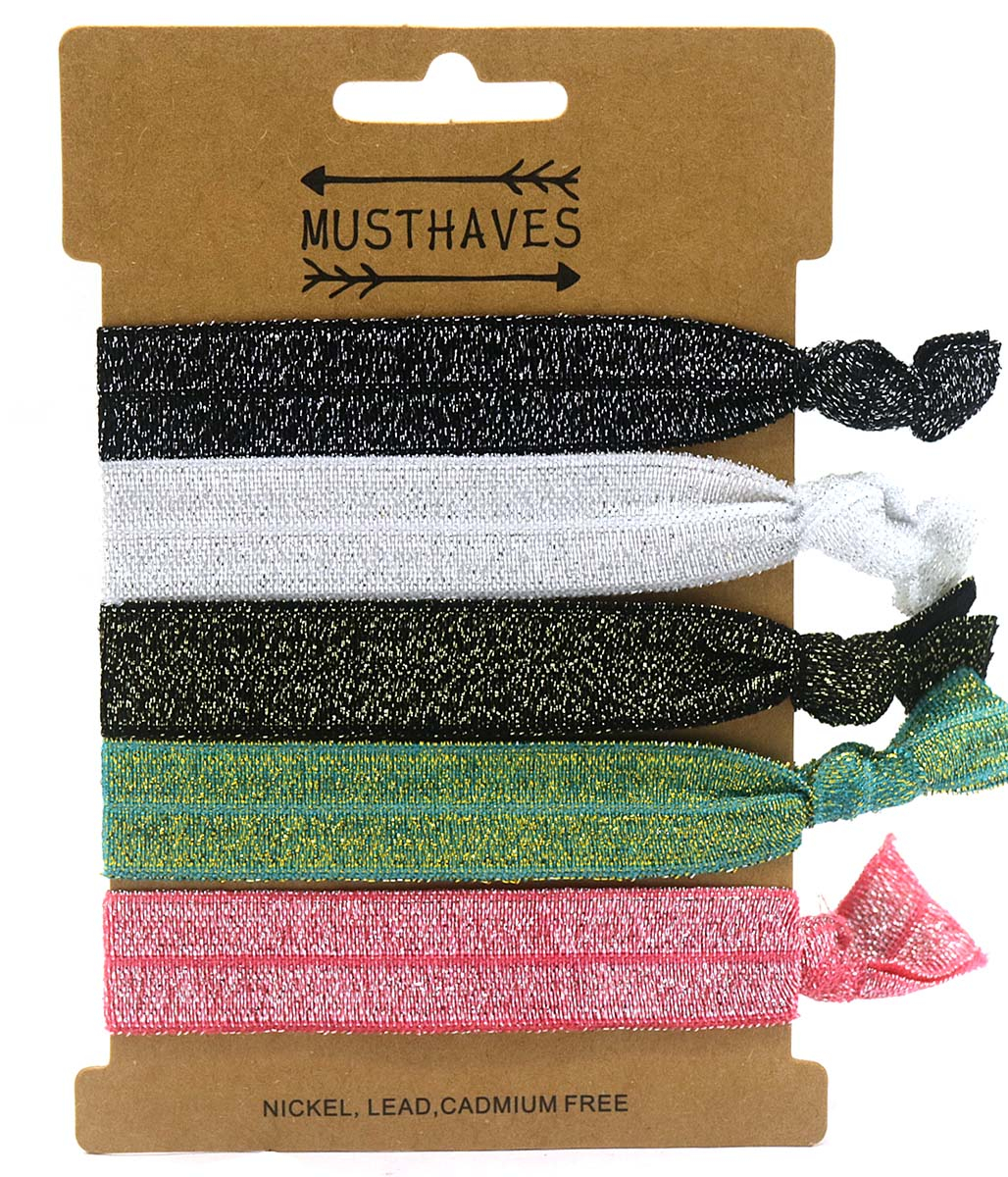 J-F9.2 H709-005 Hair Tie Elastics 5pcs