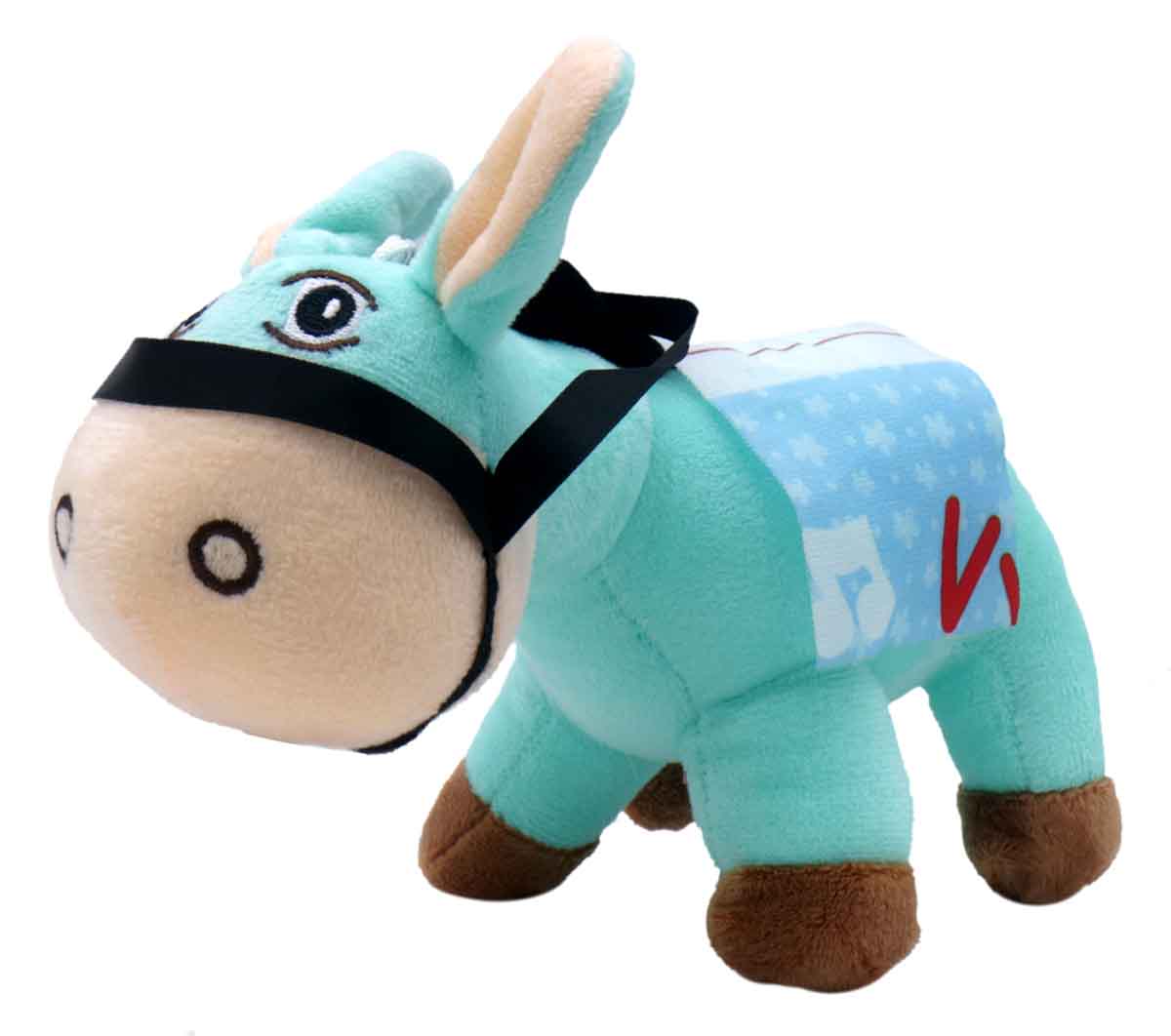 T-K2.2 T836-046 Plush Donkey 20cm - Mixed Colors - 1pc