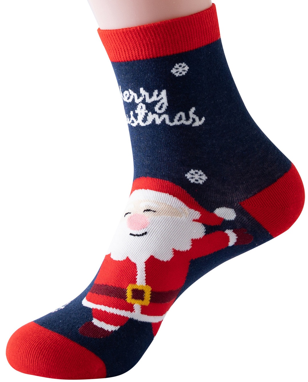 S-J4.1 SOCK023-006-1 Pair of Socks Size 35-42 Christmas