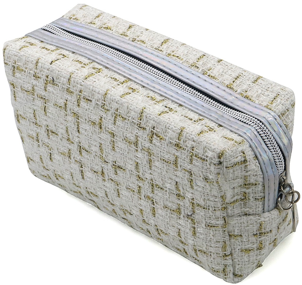 R-O4.1 BAG1116-001-1 Make Up Bag 17.5x10x6cm White