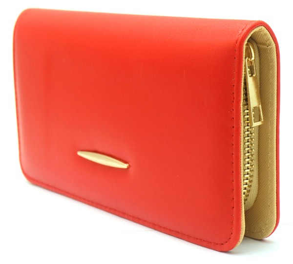 I-B1.1 WA002-003 PU Wallet 21x10.5x3cm Red