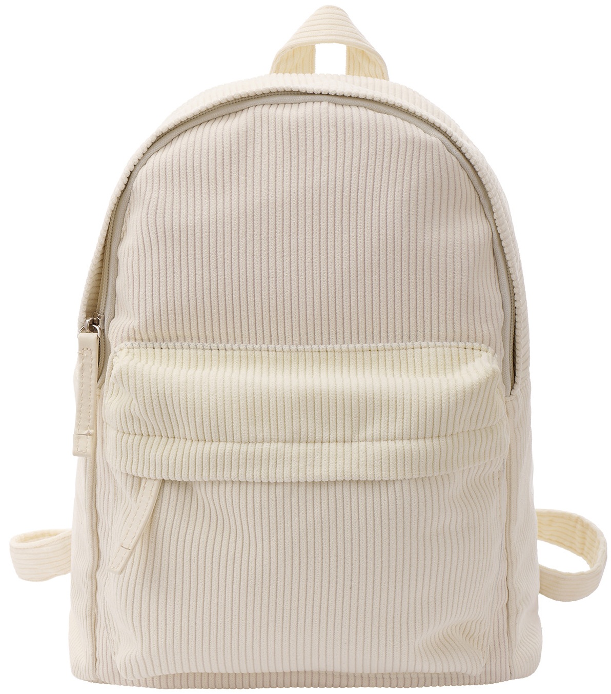 T-C3.2  BAG1117-008-3 Rib Fabric Backpack 32x29x14cm White