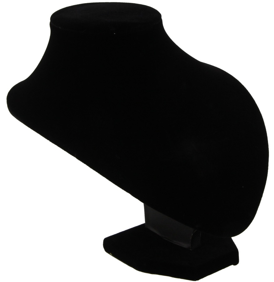 R-L3.1 PK060 Necklace Display 19x18cm Black Velvet