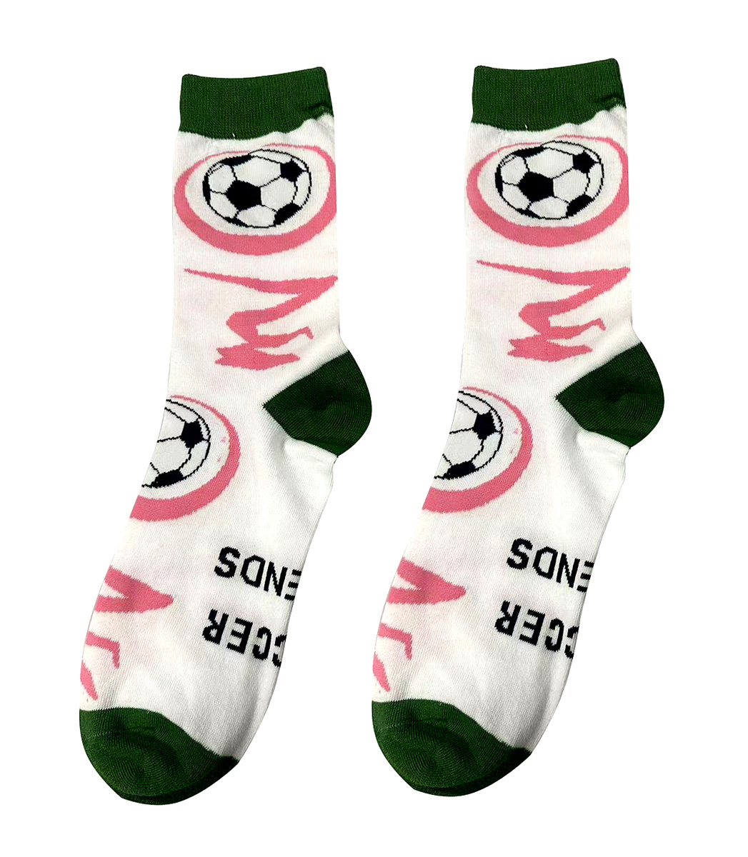S-I7.4 SOCKS2607-021 Pair of Socks Size 38-45 Football