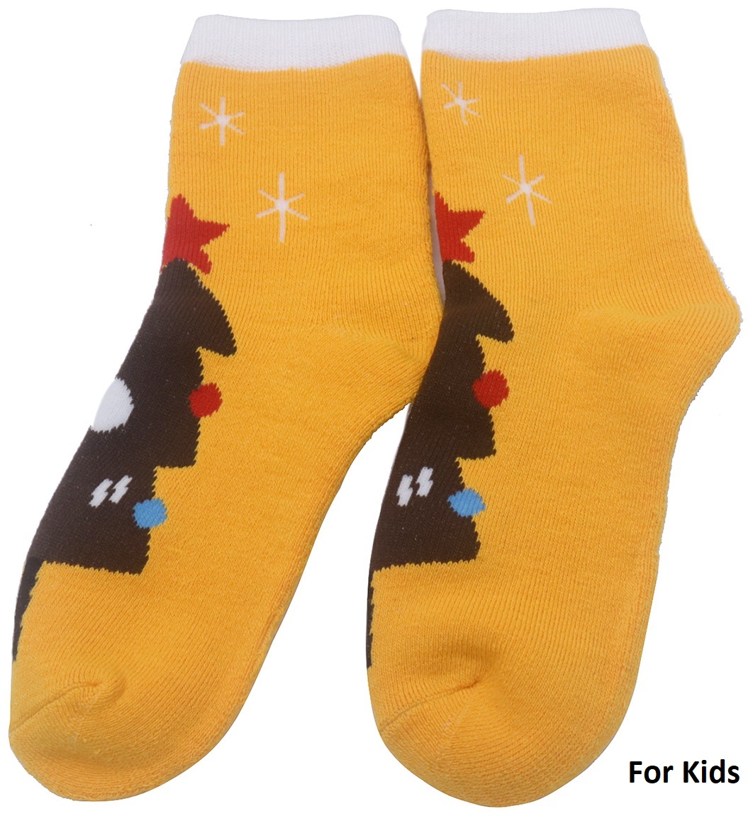 S-G6.3 SOCKS2359-001-3 Pair of Socks Size 33-38 Christmas for Kids