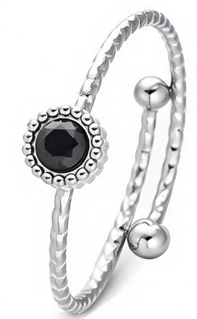 A-E7.3 R2643-040S-14 S. Steel Ring Adjustable Stone