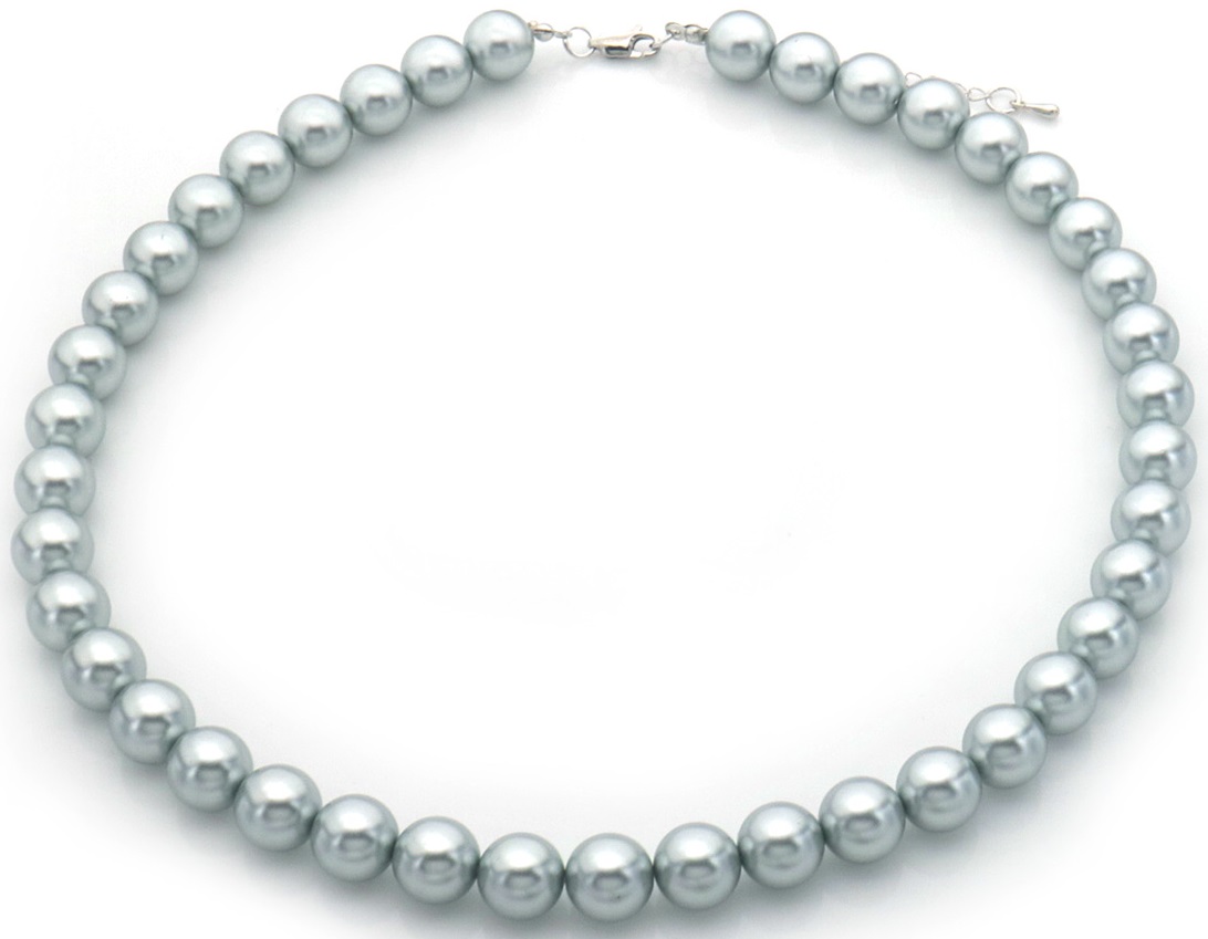 D-D25.2 N928-001-1 Necklace Glass Pearls 10mm