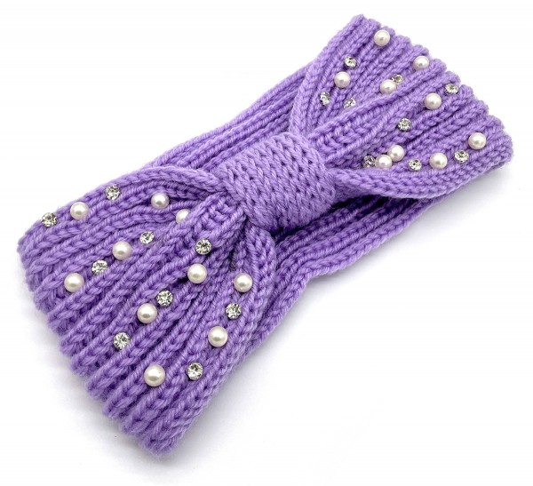 X-G5.1  H401-077 Headband Pearls Purple