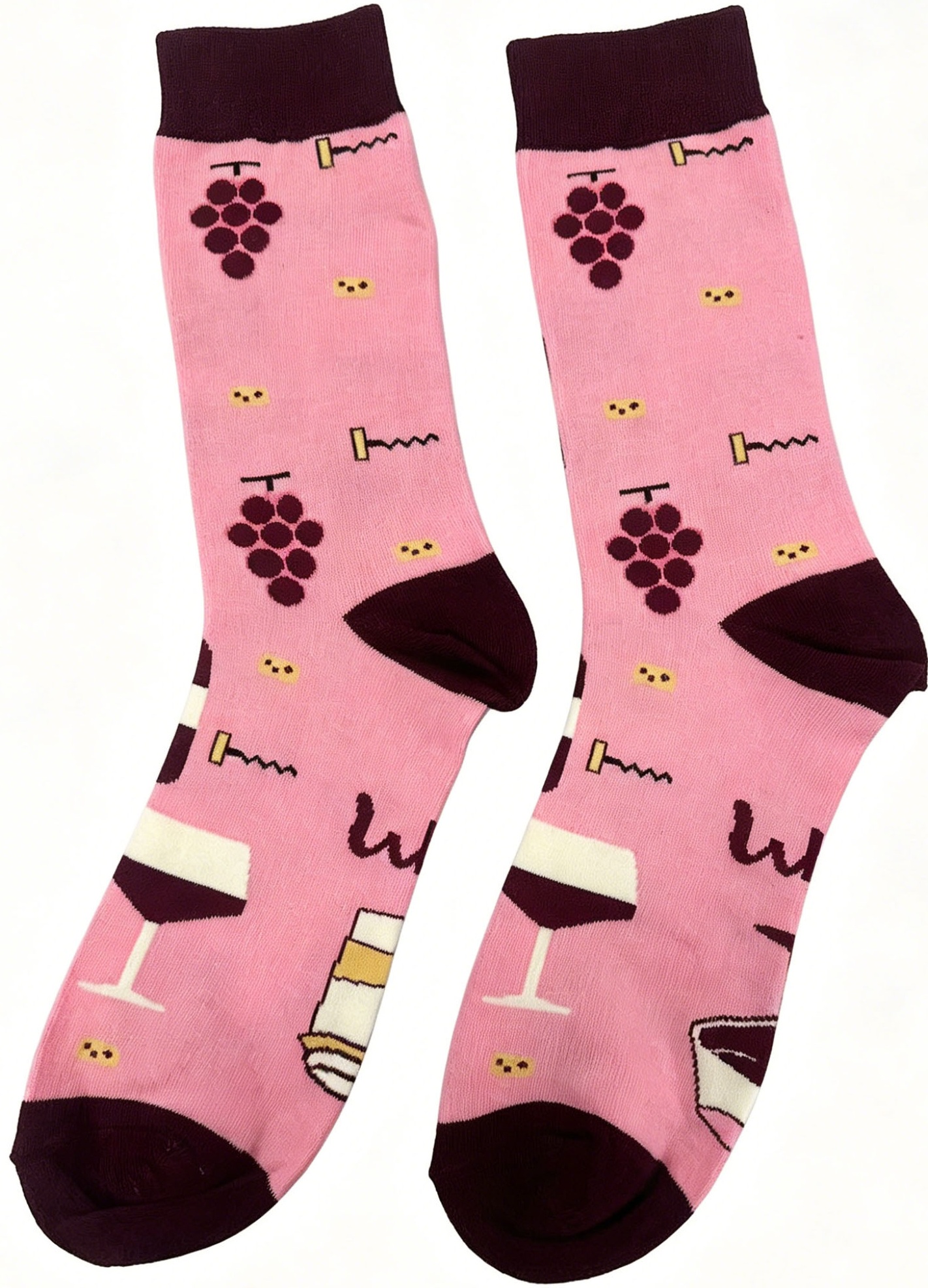 S-D6.2 SOCKS2512-293 Pair of Socks Size 38-45 Wine
