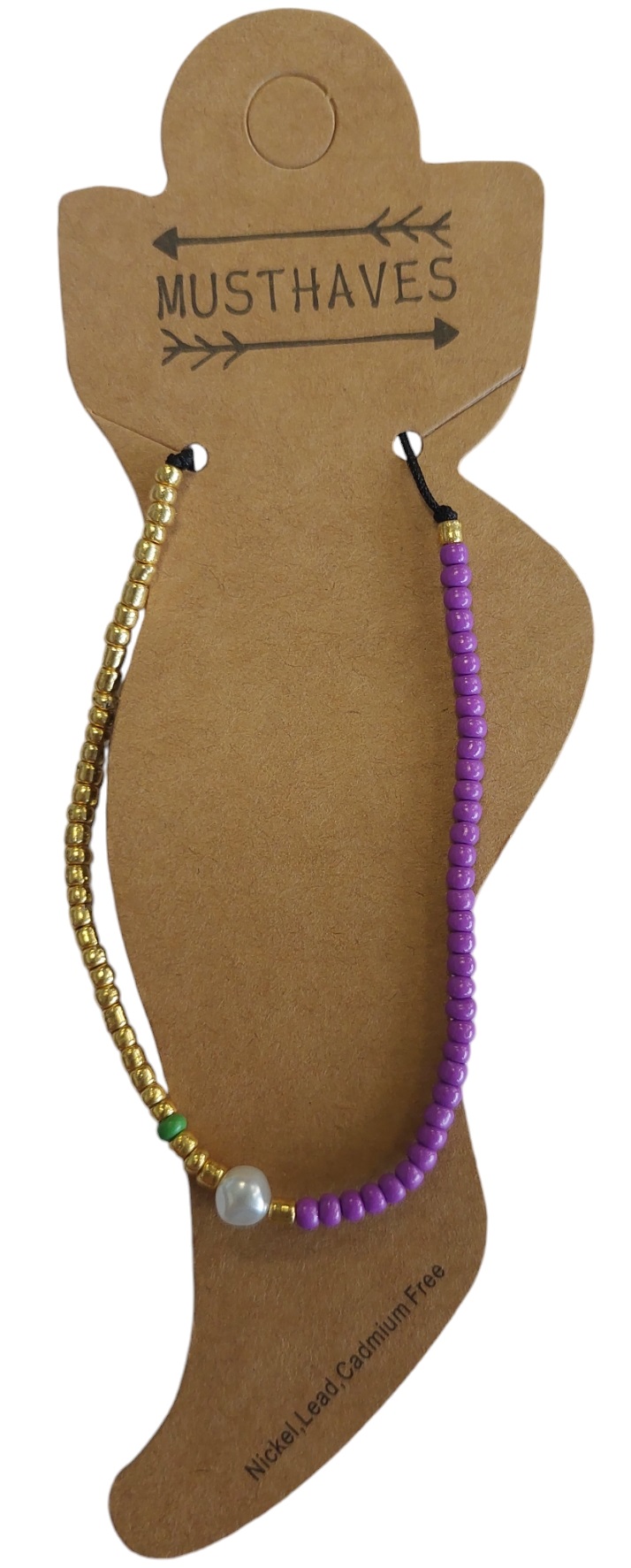 E-B24.1 ANK830-067-3 Anklet Beads