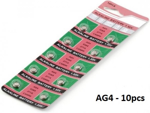 J-A2.1 Watch Batteries AG4 - 10pcs