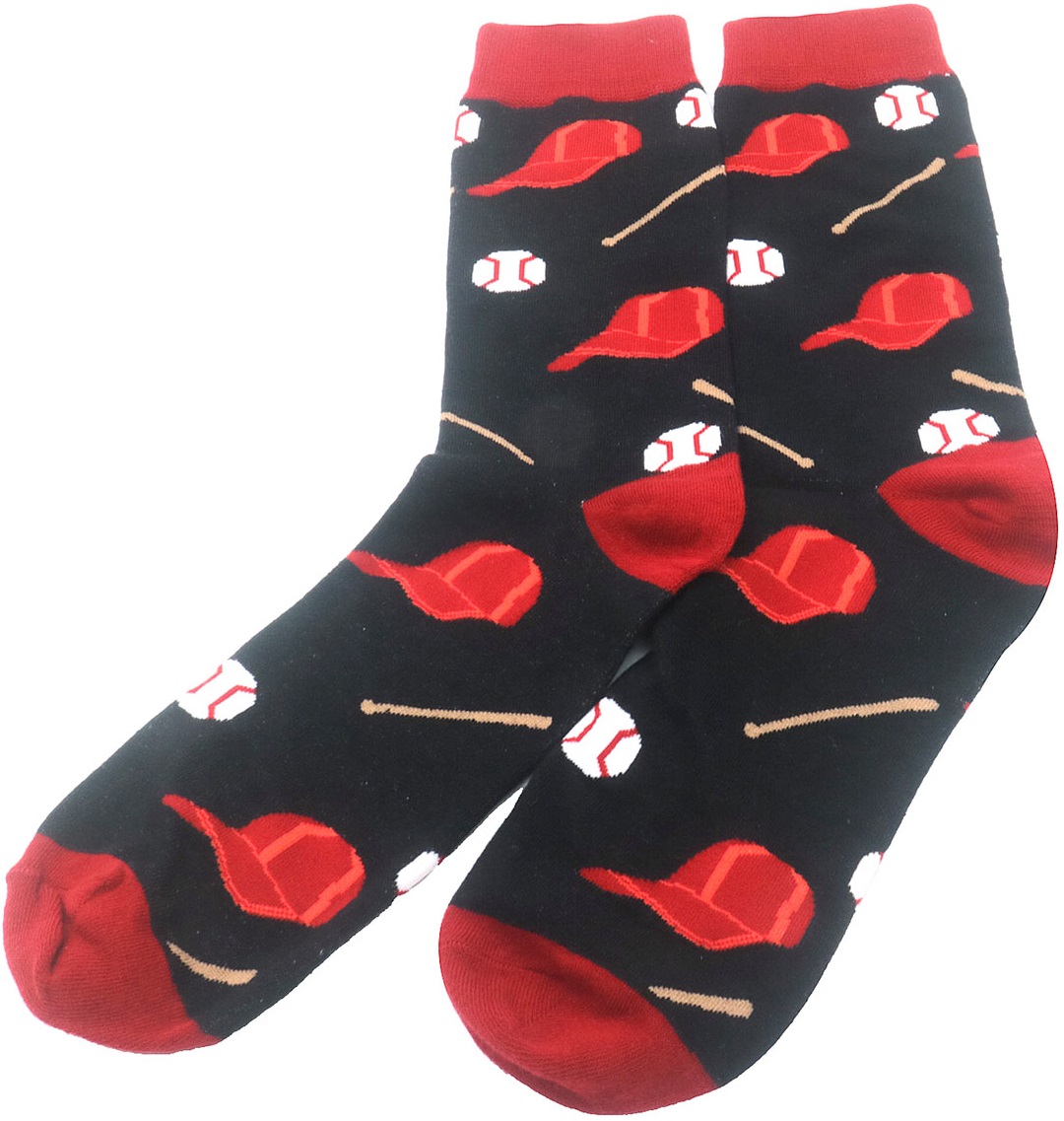 S-G3.3  SOCK2424-038  Pair of Socks Size 38-45 Baseball
