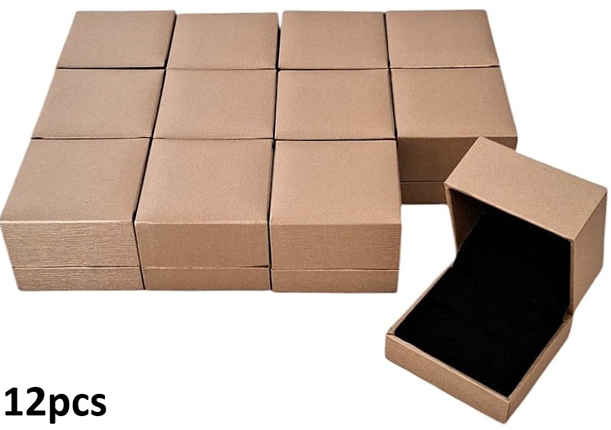Q-B3.1 PK1032-002 Luxury Gift Box 5.8x5.8x4cm - Gold - 12pcs