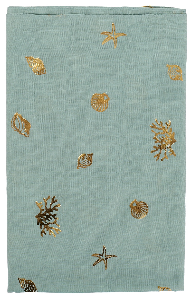 X-M8.2 SCARF1110-002-6 Summer Scarf Shells 180x70cm Green