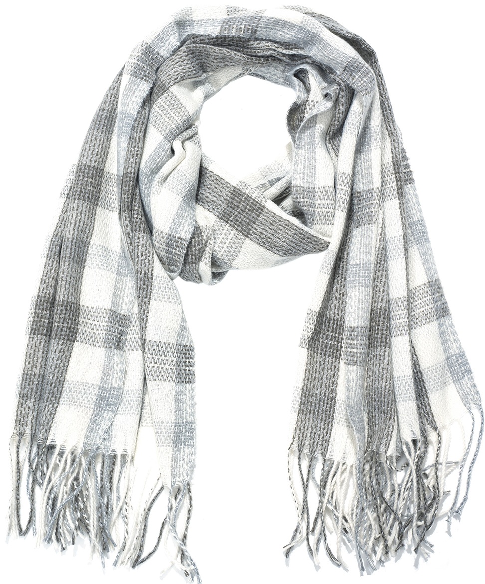 Z-C6.4  SCARF705-185-3 Scarf Soft Checkered 180x70cm