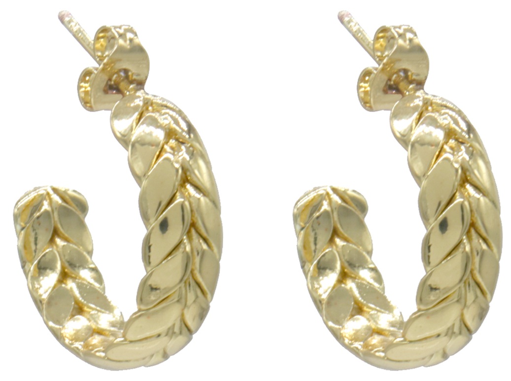 B-A15.1 E2593-224G S. Steel Earrings 20mm