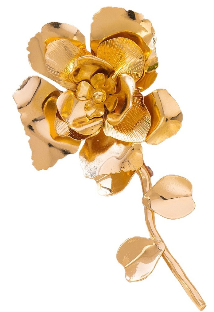 F-A6.3 P2605-015 Brooch Rose Large 9cm