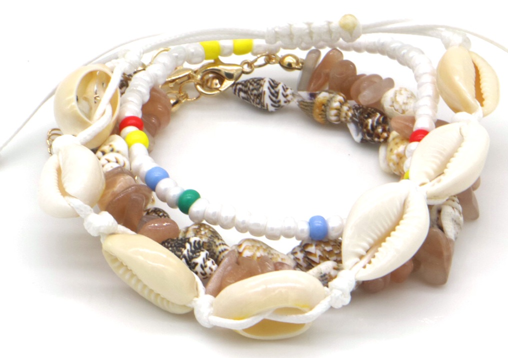 I-A4.3 B2540-019 Bracelet Set Shells 