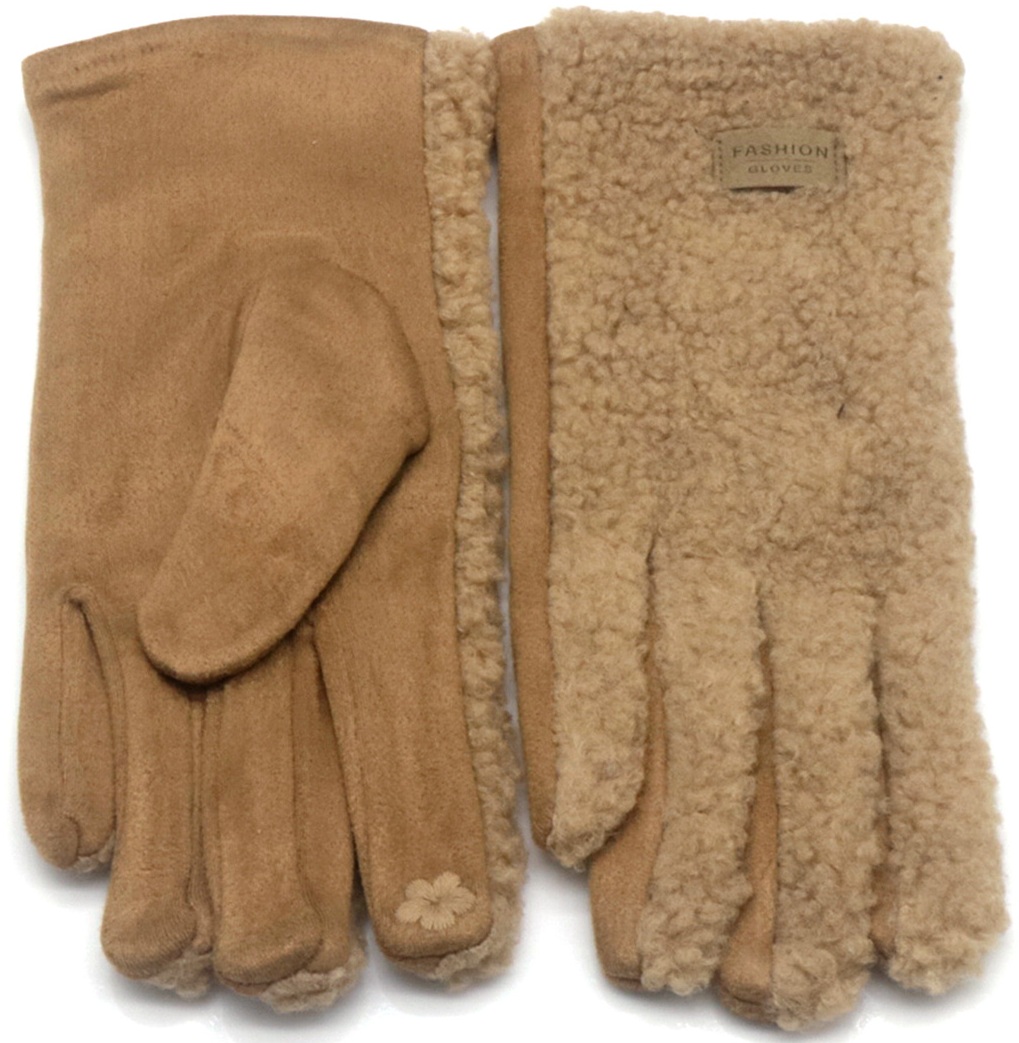 R-M2.2  GLOVES1002-002-5 Winter Gloves Teddy Brown