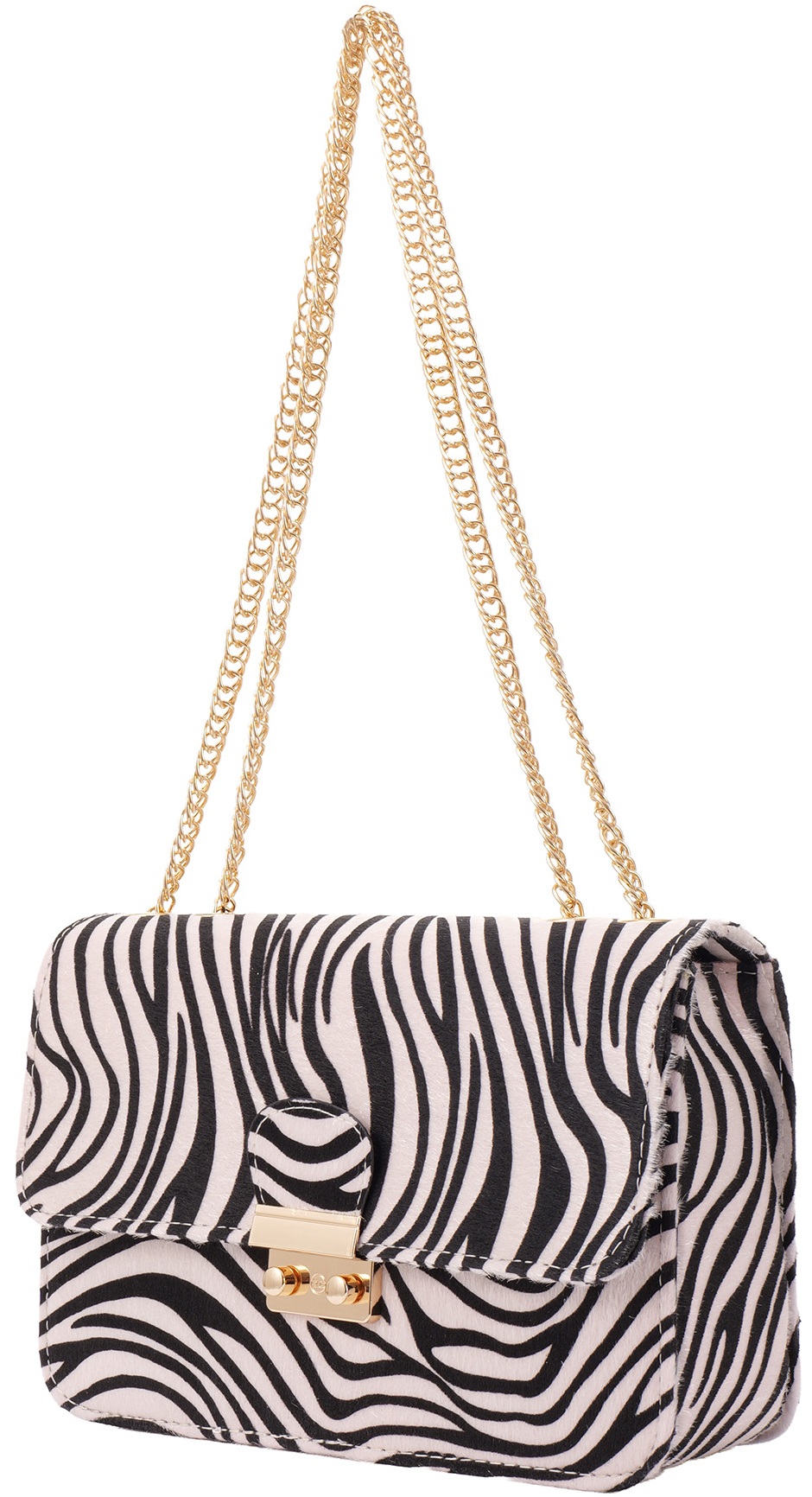 Q-B3.1 BAG1117-001-1 Pu Bag Zebra 27x17x7.5cm