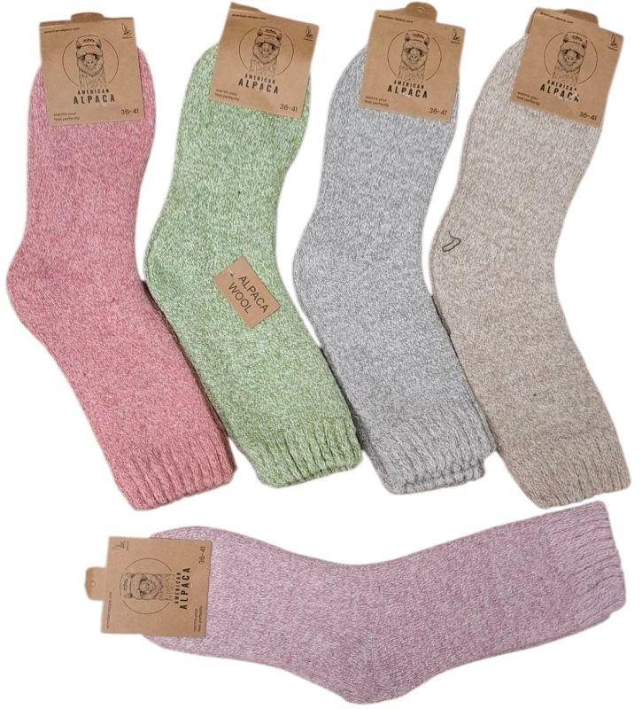 L-A7.2 EP25-8301  Pair of Woolen Socks Size 36-41 - Mixed Colors - 1pc