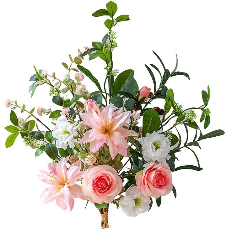 K-D8.1 DE2484-020 Silk Flower Bouquet 