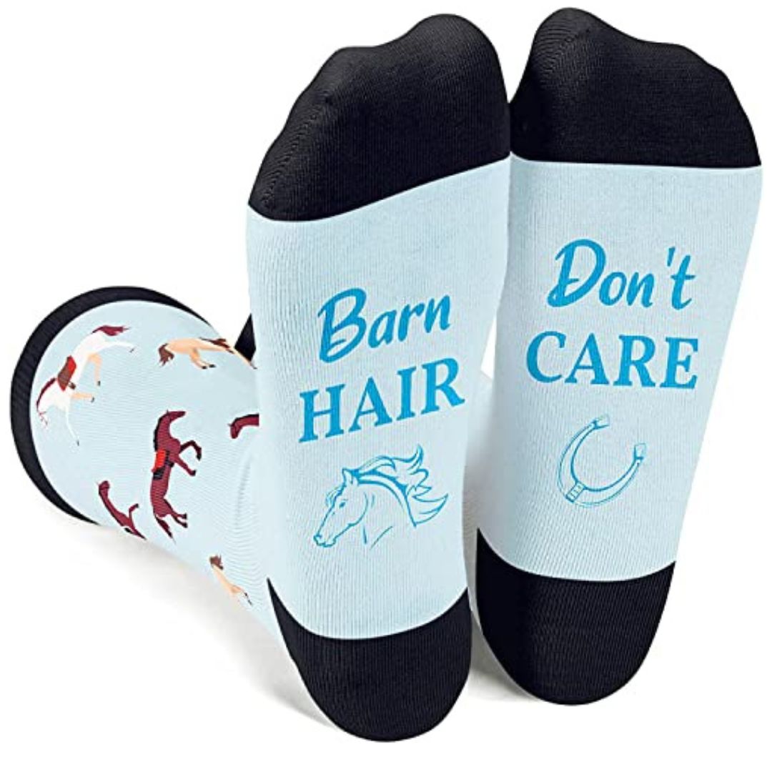 S-I8.2 SOCKS2512-054 Pair of Socks Size 38-45 Horse