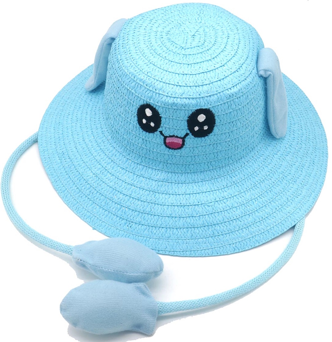 Y-C3.5 HAT802-010-2 Hat for Kids with Moving Ears Blue