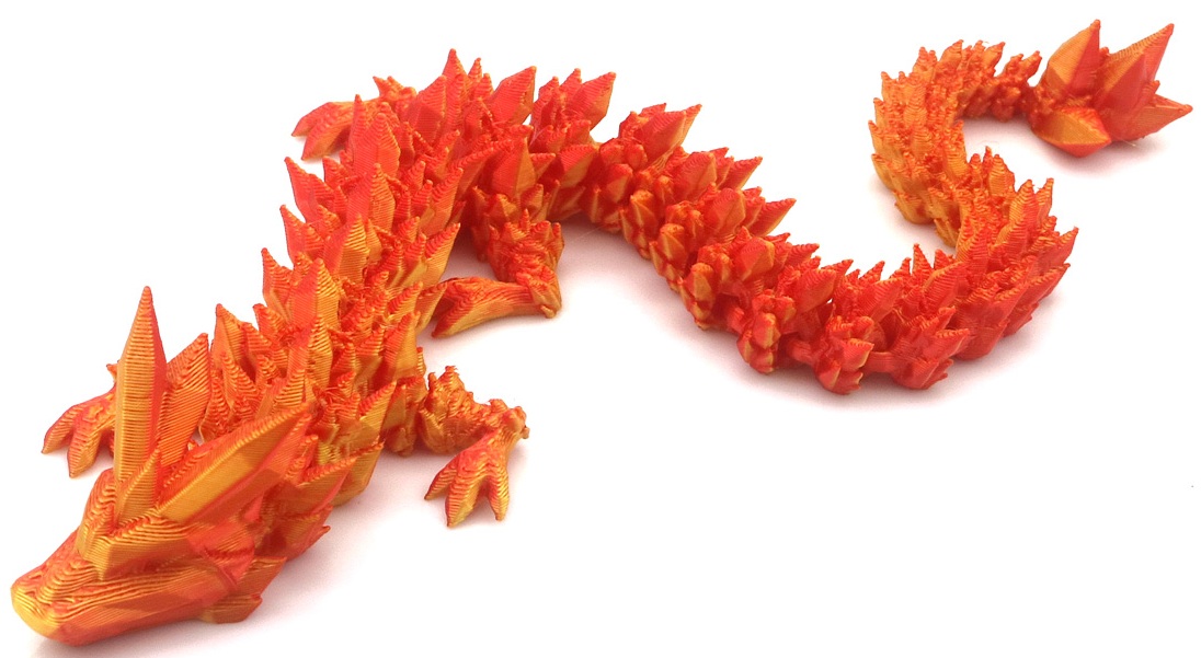 T-D4.1 TOY2611-002 Fidget Dragon 30cm - Mixed Colors - 1pc