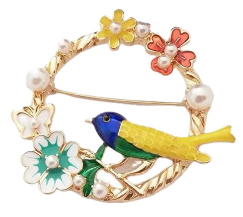 G-F2.1 P2605-110 Brooch Bird 5cm