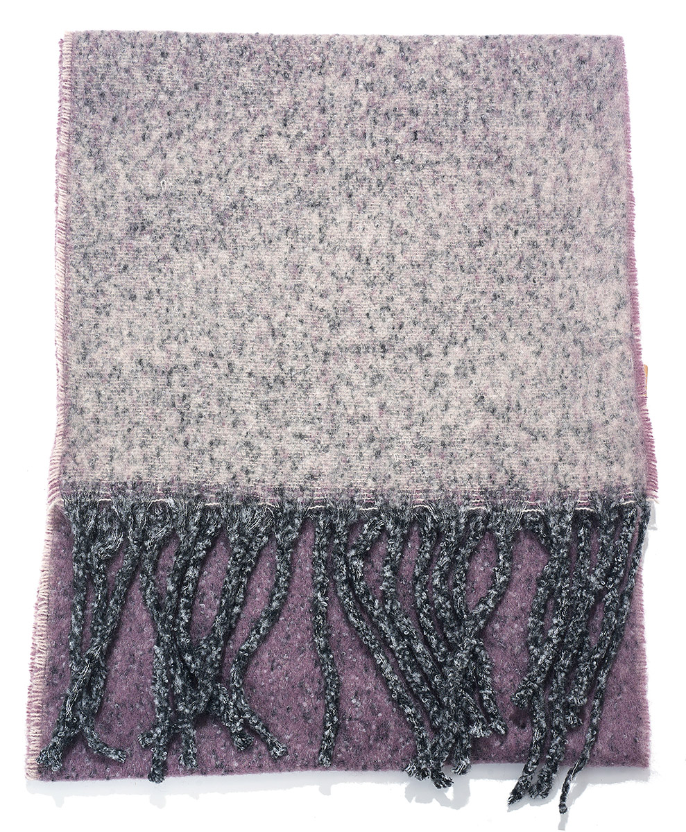 T-L7.1 SCARF705-176-8 Winter Scarf 190x40cm - Purple